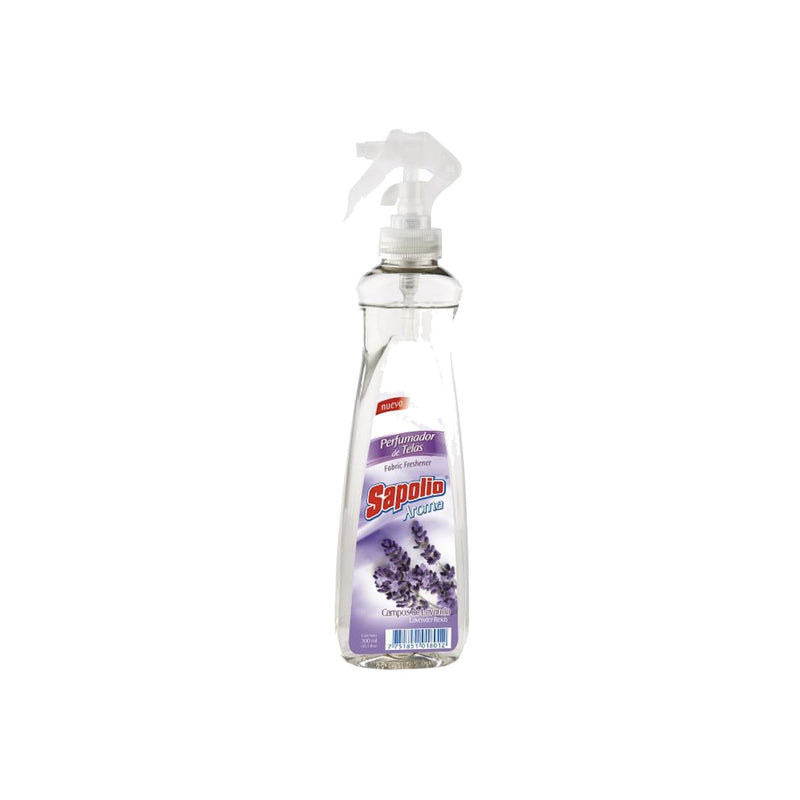 Perfumador De Telas Sapolio Campos De Lavanda Gatillo 300 Ml
