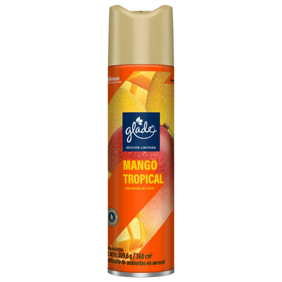 Aromatizante Glade Mango Tropical Aerosol 360 Cc