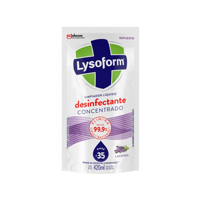 Limpiador Líquido Lysoform Lavanda Repuesto 420 Ml