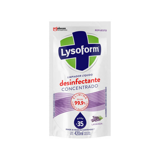 Limpiador Líquido Lysoform Lavanda Repuesto 420 Ml