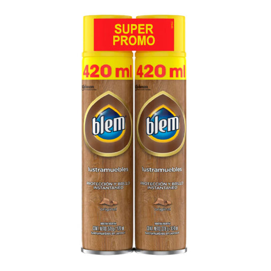 Lustramuebles Blem 420 Cc Pack X 2