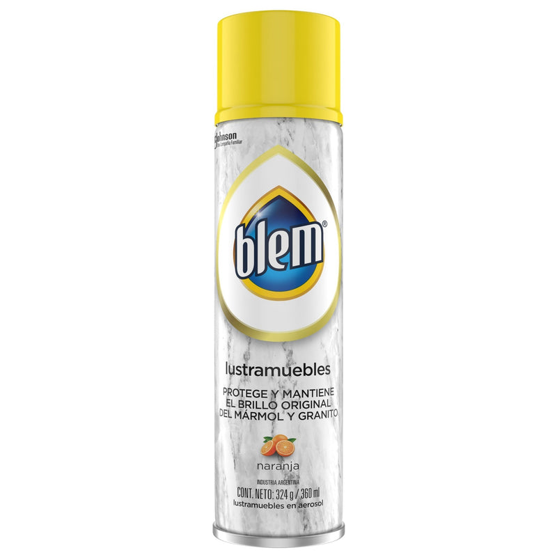 Lustramuebles Y Marmoles Blem Aerosol Naranja 360 Cc