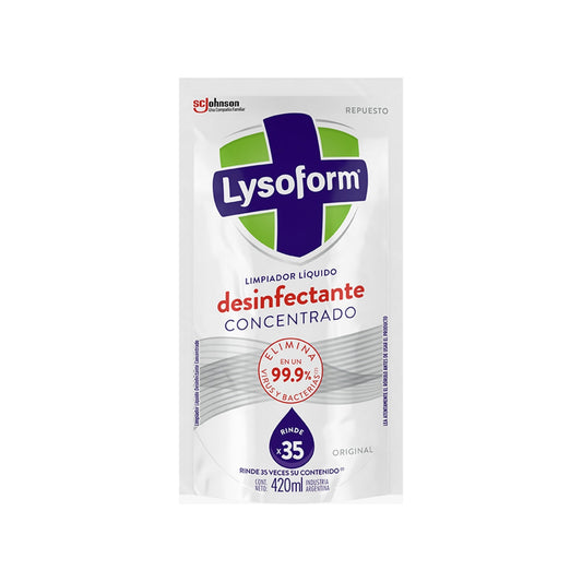 Limpiador Líquido Lysoform Original Repuesto 420 Ml