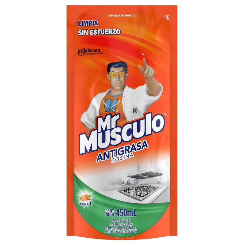 Mr. Musculo Cocina Anti Grasa Repuesto 450 Cc