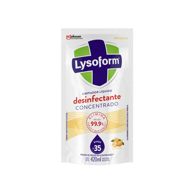 Limpiador Liquido Lysoform Citrico Repuesto 420 Ml