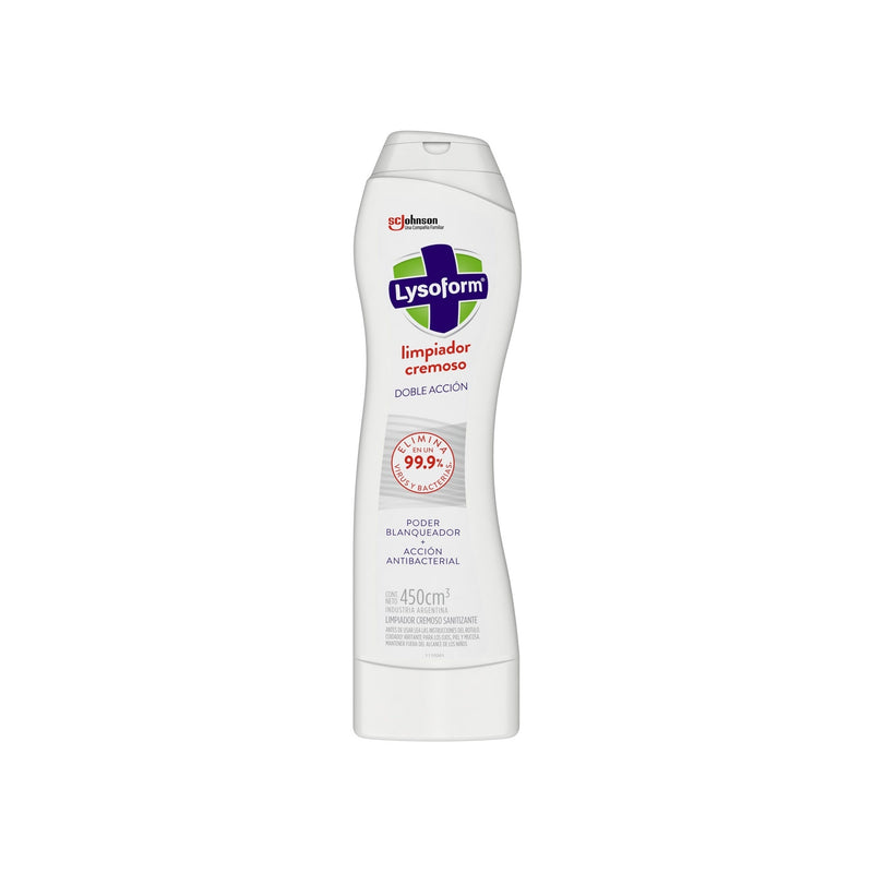 Limpiador Lysoform Crema Doble Acción 450 Cc