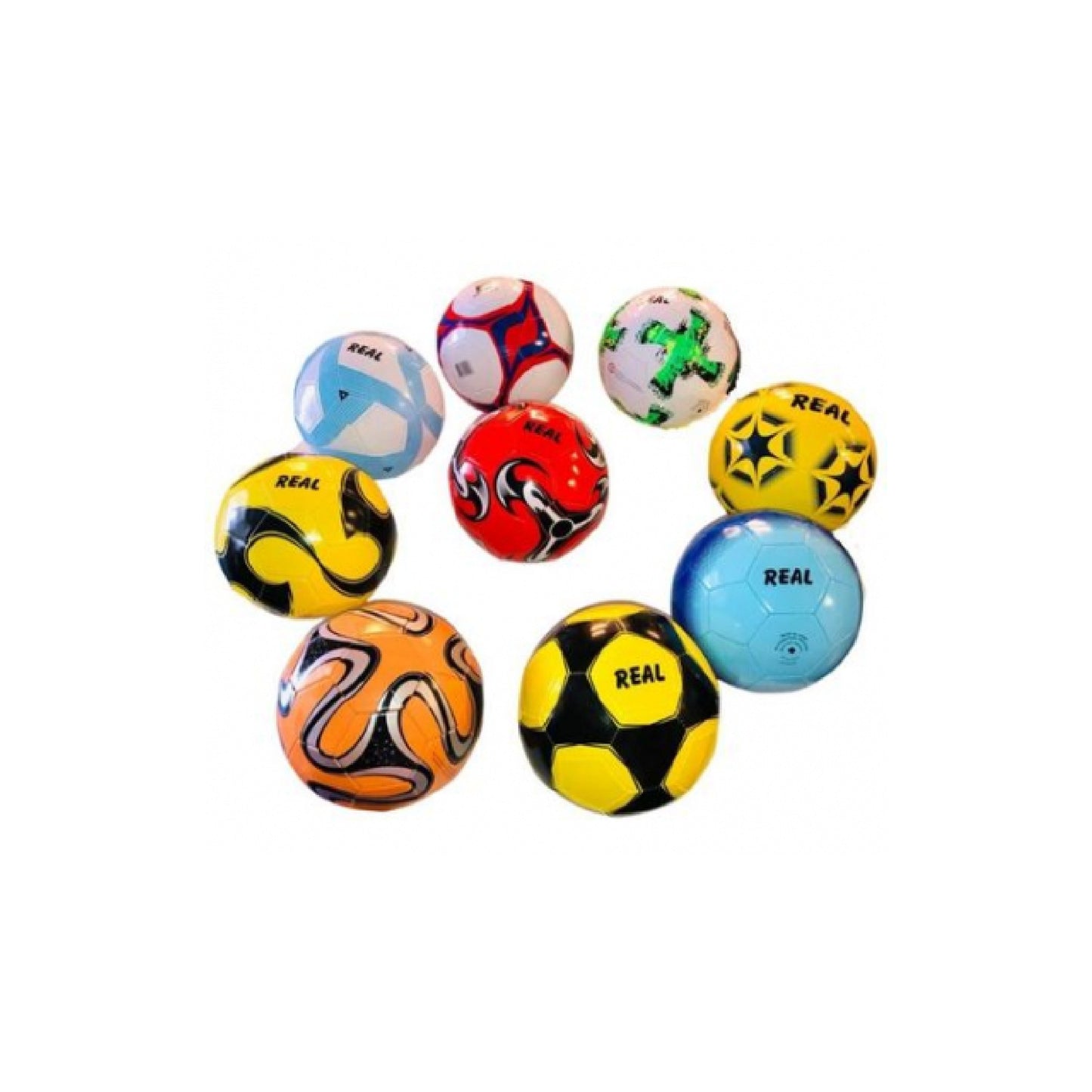 Pelota De Futbol De Cuero Nº 5 Real