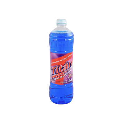 Limpiador Líquido Antibacterial Titán Brisa De Lavanda 900 Ml