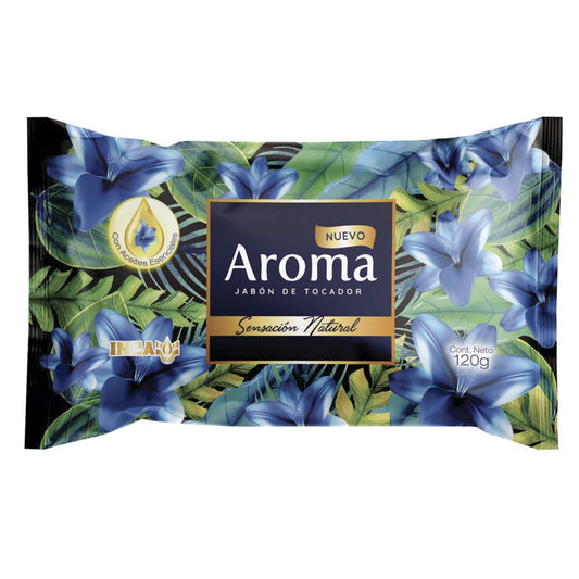 Jabón De Tocador Aroma Sensación Natural 120 G