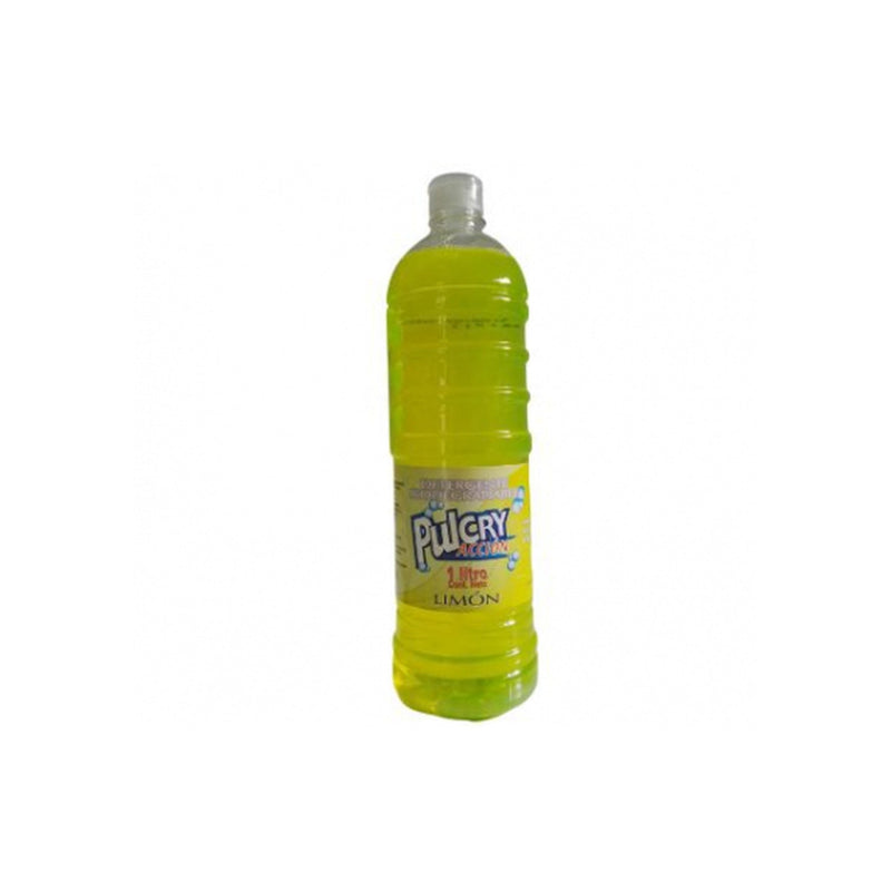 Detergente Pulcry Acción Limón 1 L