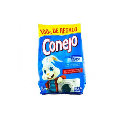 Jabón En Polvo Para Lavarropas Conejo Fresh 800 G