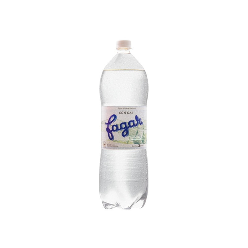Agua Mineral Fagar Con Gas 2 L Pack x 6