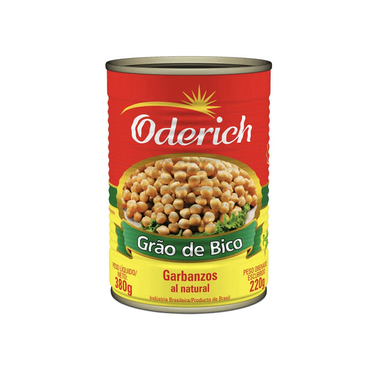 Garbanzos Al Natural Oderich 380 G