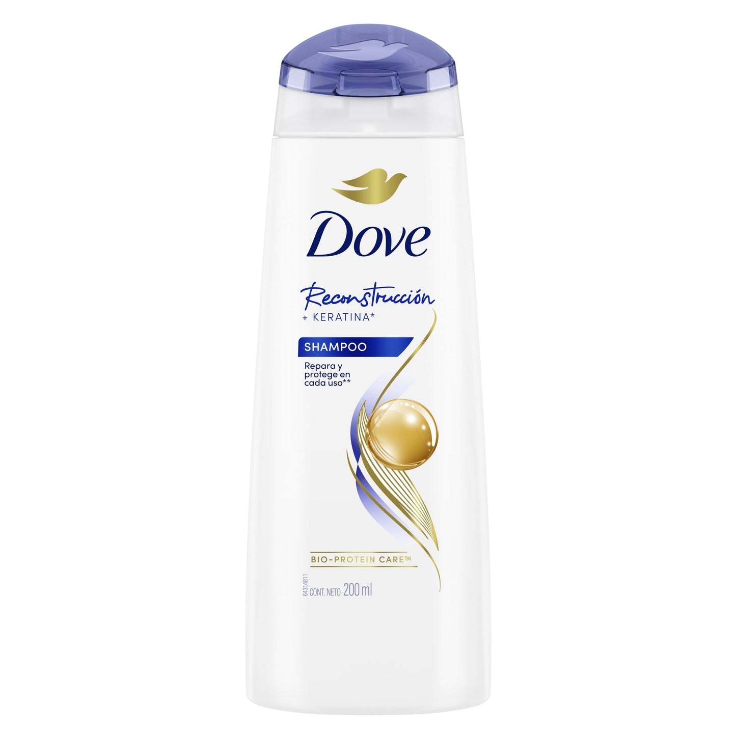Shampoo Dove Reconstrucción Keratina 200 Cc