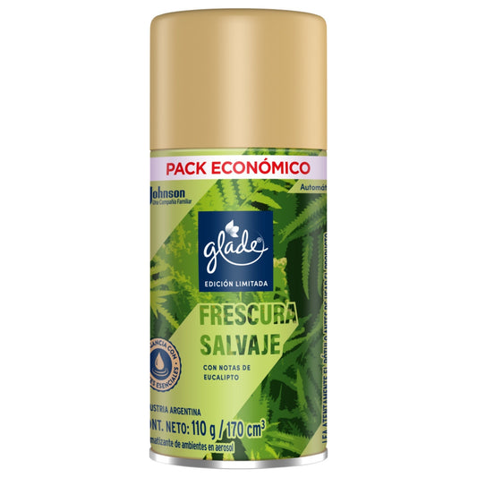 Repuesto Economico Glade Automátatico Frescura Salvaje 170 Cc