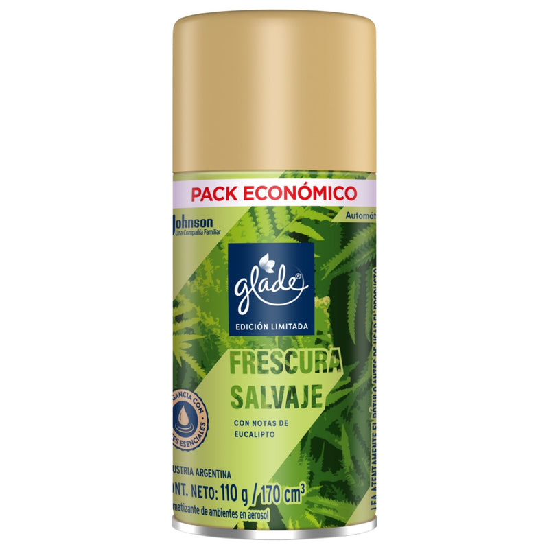 Repuesto Economico Glade Automátatico Frescura Salvaje 170 Cc