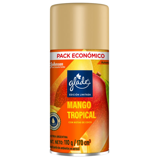 Repuesto Economico Glade Automátatico Mango Tropical 170 Cc
