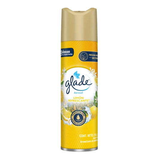 Glade Ambientes Aerosol Limon Refrescante 255 Ml