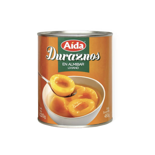 Duraznos En Almibar Aida 820 G