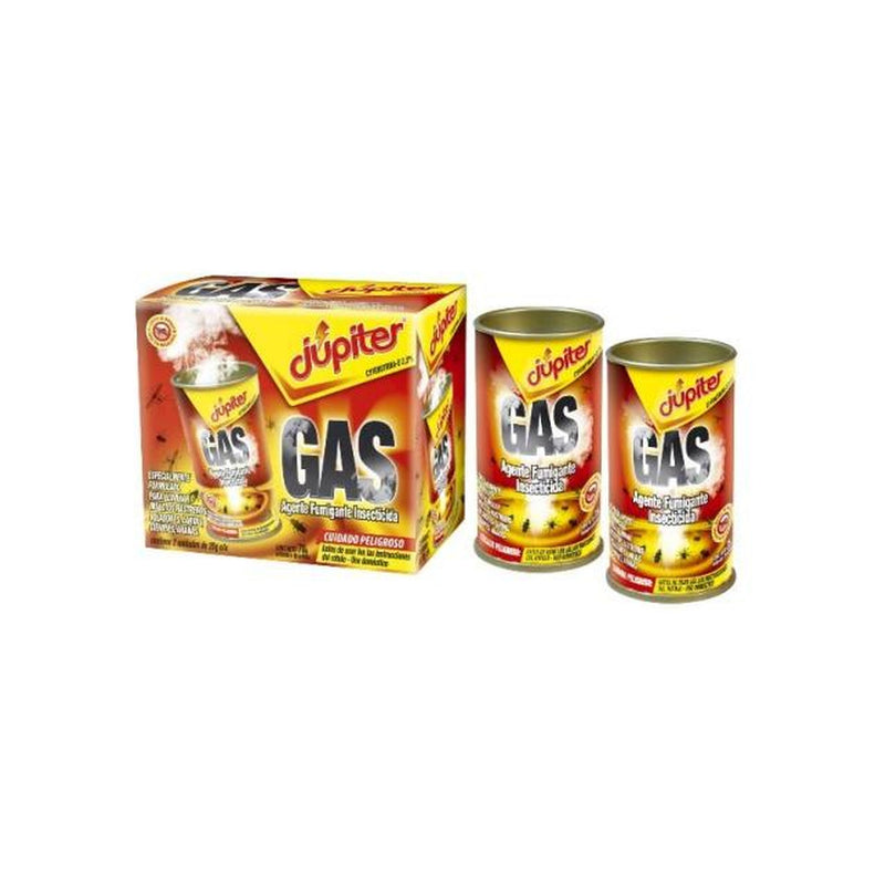 Gas Fumigante Jupiter Mata Todo 2 Unidades 35 Gr Cada Unidad