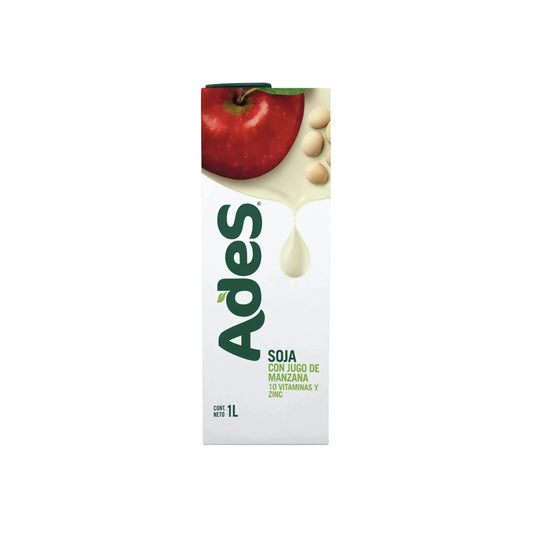 Jugo Ades A Base de Soja Manzana 1 L