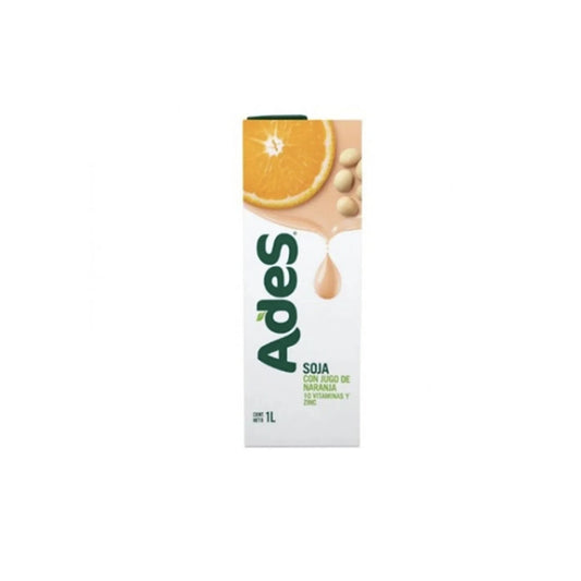 Jugo Ades A Base de Soja Naranja 1 L
