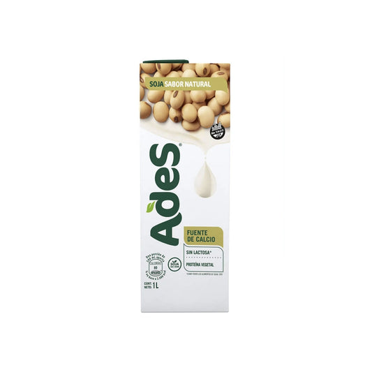 Jugo Ades A Base de Soja Natural 1 L