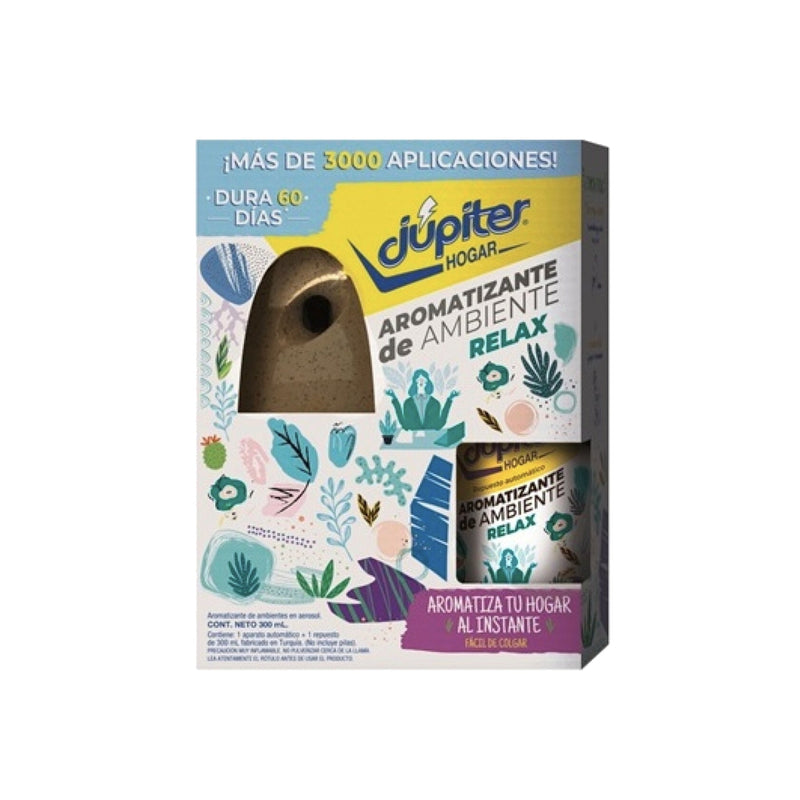 Aromatizante Jupiter Relax Aparato + Repuesto 300 Ml
