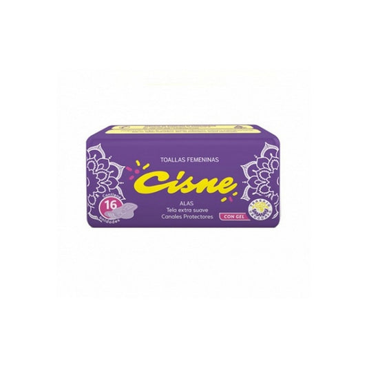 Toalla Cisne Con Alas Extra Suave 16 Unidades