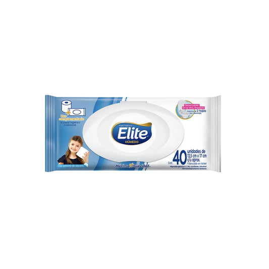 Papel Higienico Humedo Elite 40 Unidadess