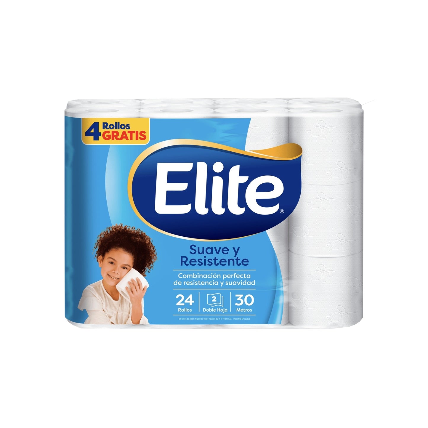 Papel Higiénico Elite Doble Hoja 24 Unidades 30 M Cada Unidad