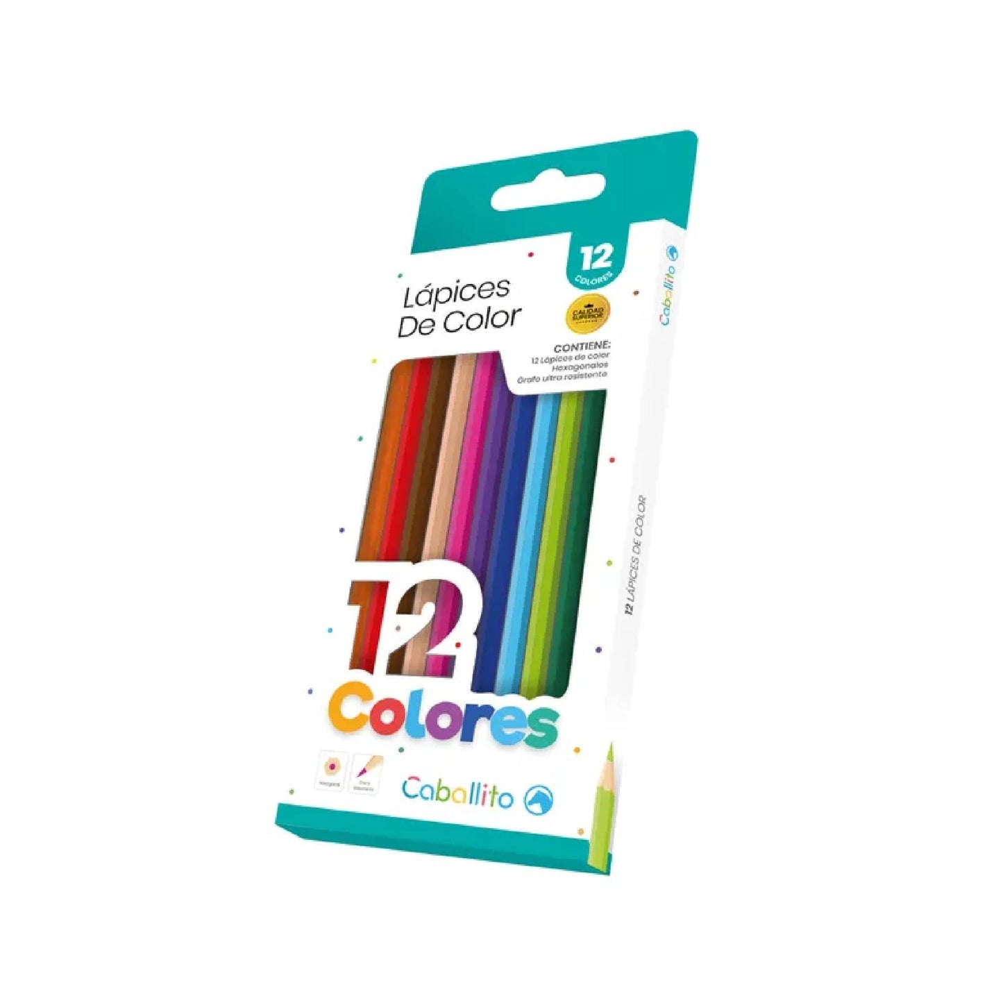 Lapices De Colores Caballito Largos X 12