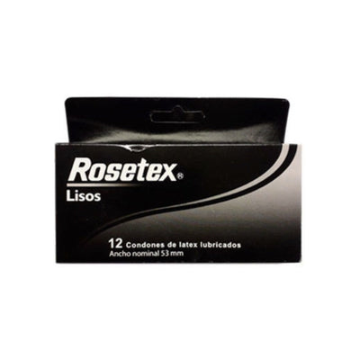 Profilacticos Rosetex X 12 Unidades Lisos