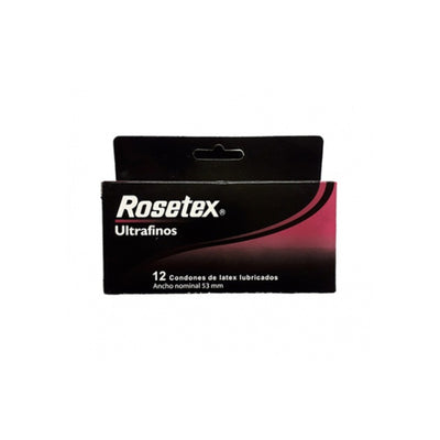 Profilacticos Rosetex X 12 Unidades Ultra Finos