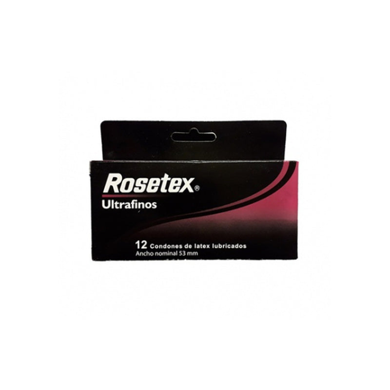 Profilacticos Rosetex X 12 Unidades Ultra Finos