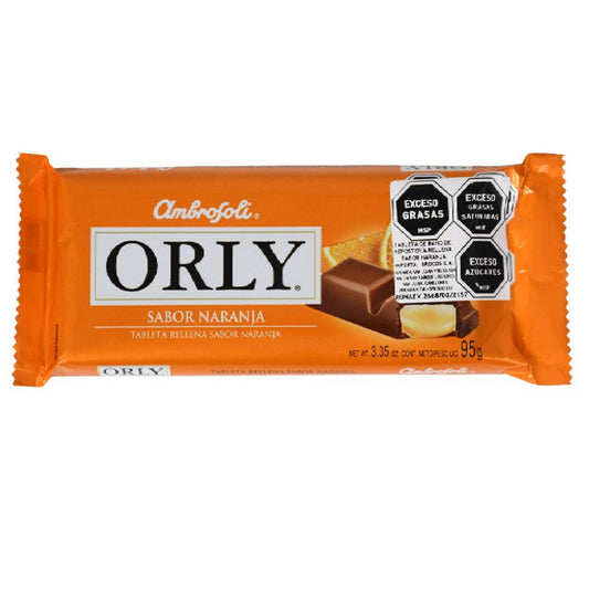 Chocolate Relleno De Naranja Orly 95 G
