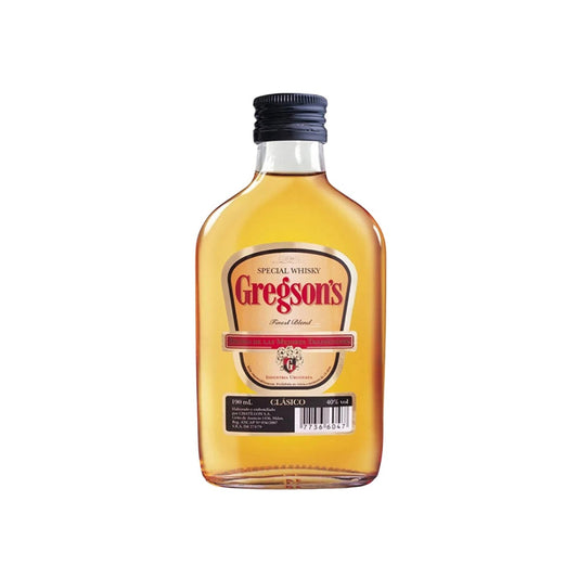 Petaca Whisky Gregsons 190 Cc