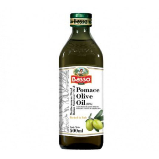 Aceite Basso Sunflower 80% Oliva 20% Girasol 500 Ml