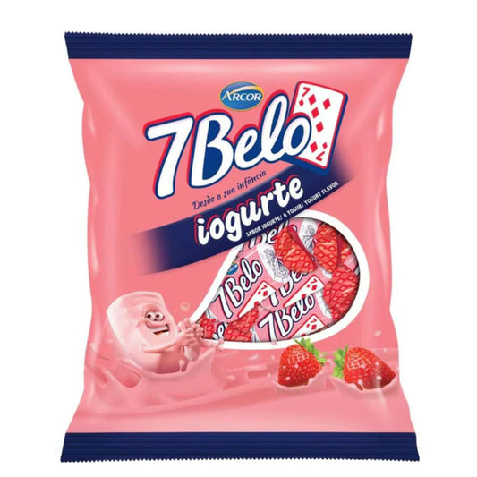 Caramelo Masticable 7 Belo Arcor Yogurt Frutilla 500 G