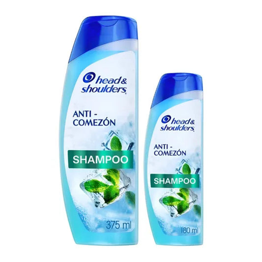 Shampoo Head Shoulders Anti-comezón 375 Cc + 180 Cc De regalo