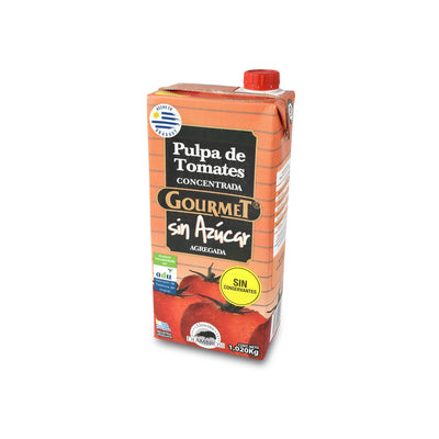 Pulpa De Tomate Sin Azucar Agregada Gourmet 1030 G