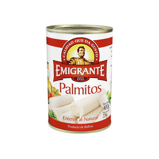 Palmitos Enteros Emigrante 400 G Con Abre Fácil