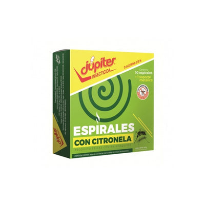 Espirales Jupiter Con Citronella 10 Unidades