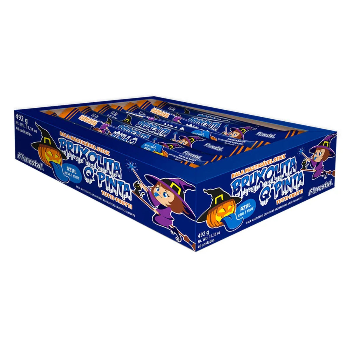 Caramelo Masticable Bruxolita Que Pinta De Tutti Frutti 492 G (aproximadamente 40 Unidades)