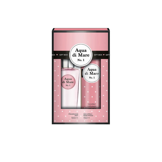 Gift Box Aqua Di Mare No. 1 Fragance Mist 100 Ml + Desodorante Aerosol 150 Ml