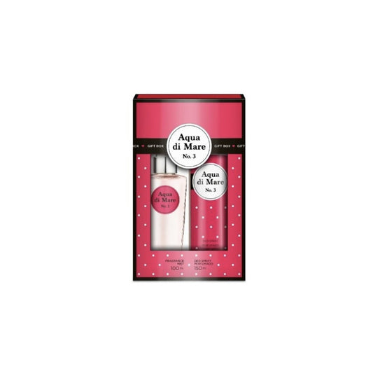 Gift Box Aqua Di Mare No. 3 Fragance Mist 100 Ml + Desodorante Aerosol 150 Ml