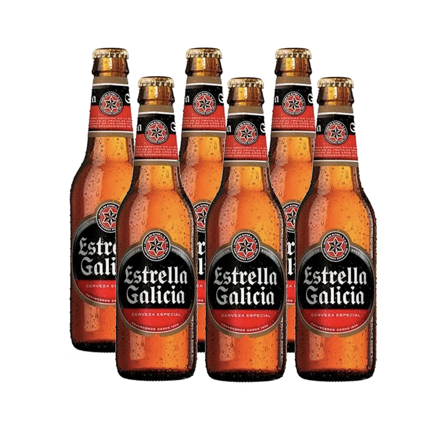 Cerveza Estrella Galicia 355 Ml Pack x 6