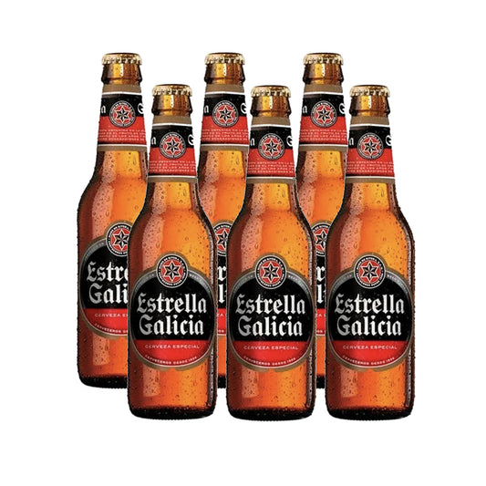 Cerveza Estrella Galicia 355 Ml Pack x 6