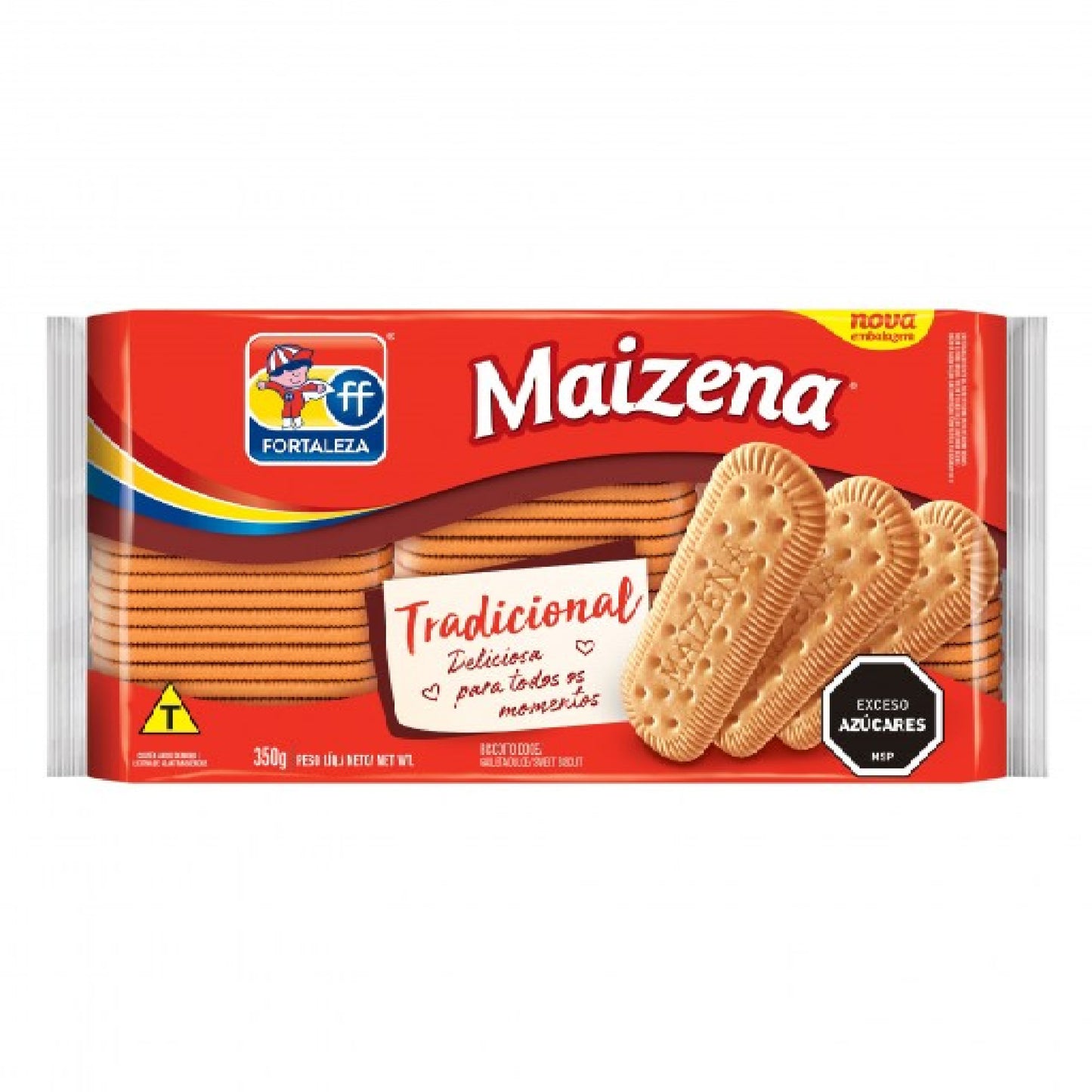 Galleta Fortaleza X 3 Maicena 350 G