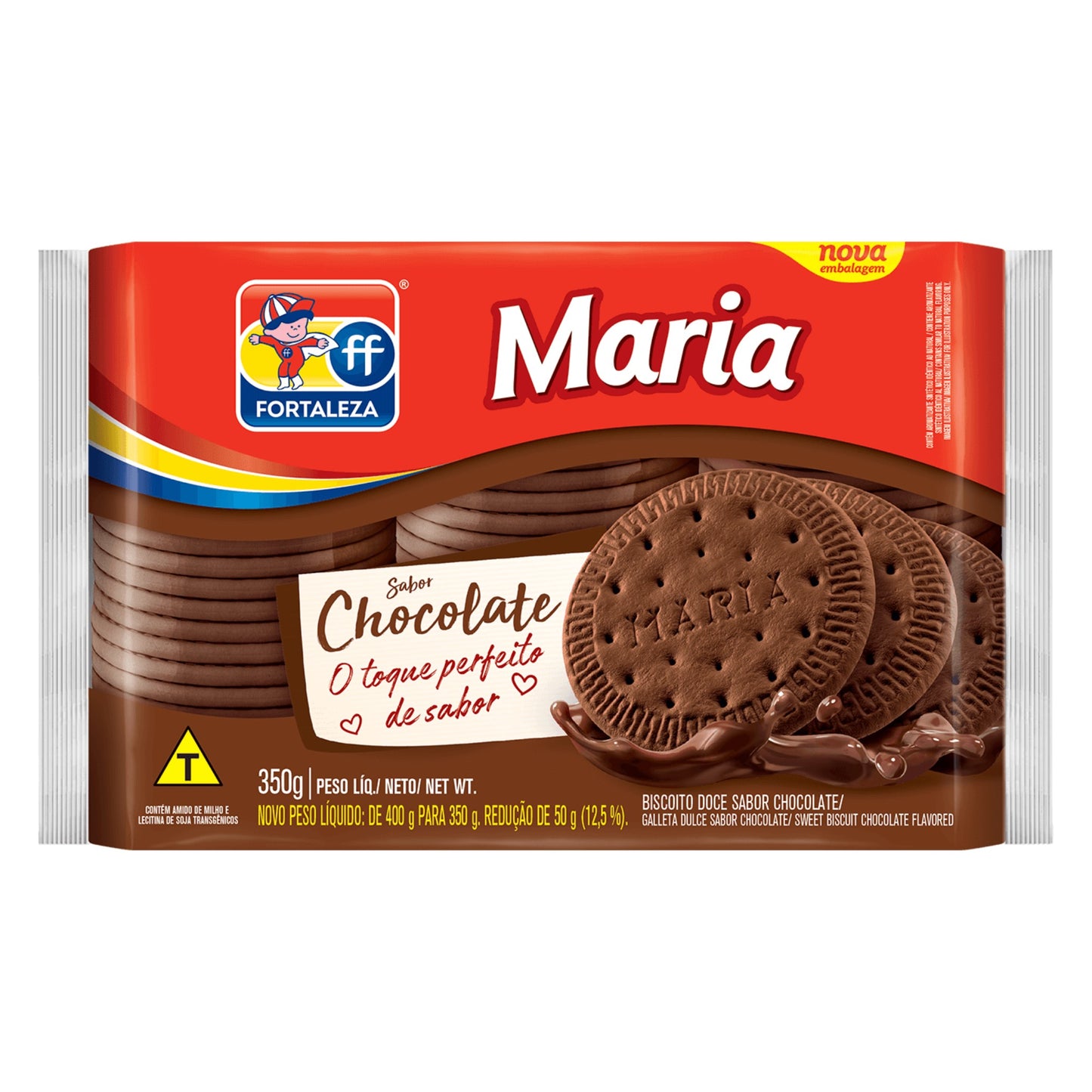Galleta Fortaleza X 3 Maria De Chocolate 350 G